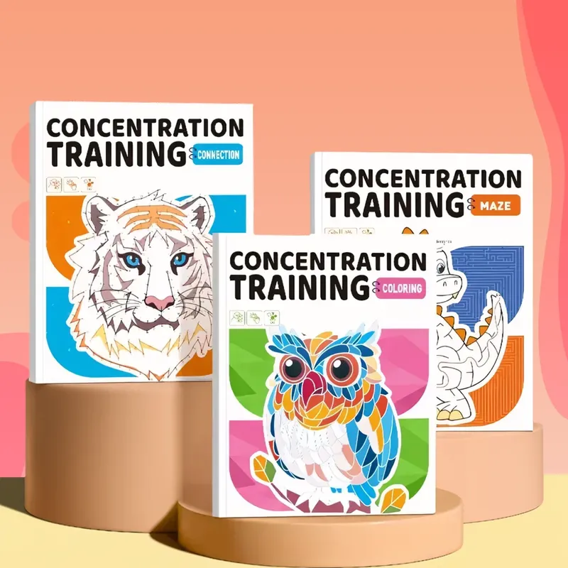 Auténtico Colores por números – Dominio de la concentración – Conjunto de 3