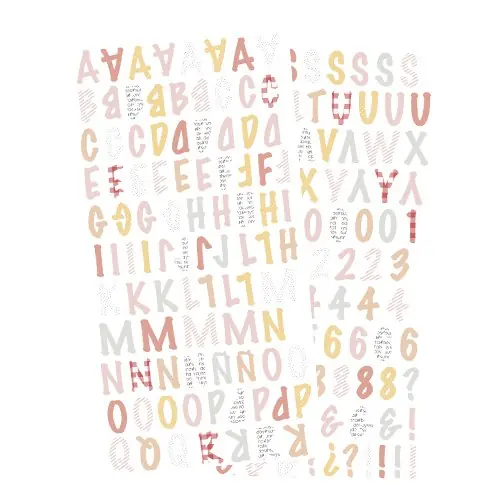 Set de pegatinas Abecedario Picnic Liquidación