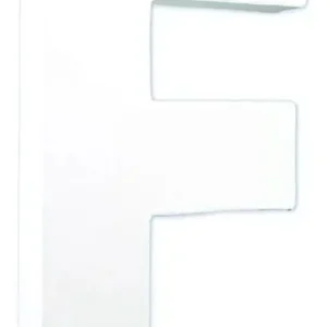 Letra Blanca Carton Decopatch "f" Oferta