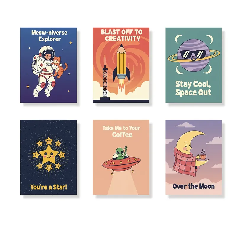 Pintar por números – 6 mini pinturas | Aventuras espaciales extravagantes Precio De Oferta