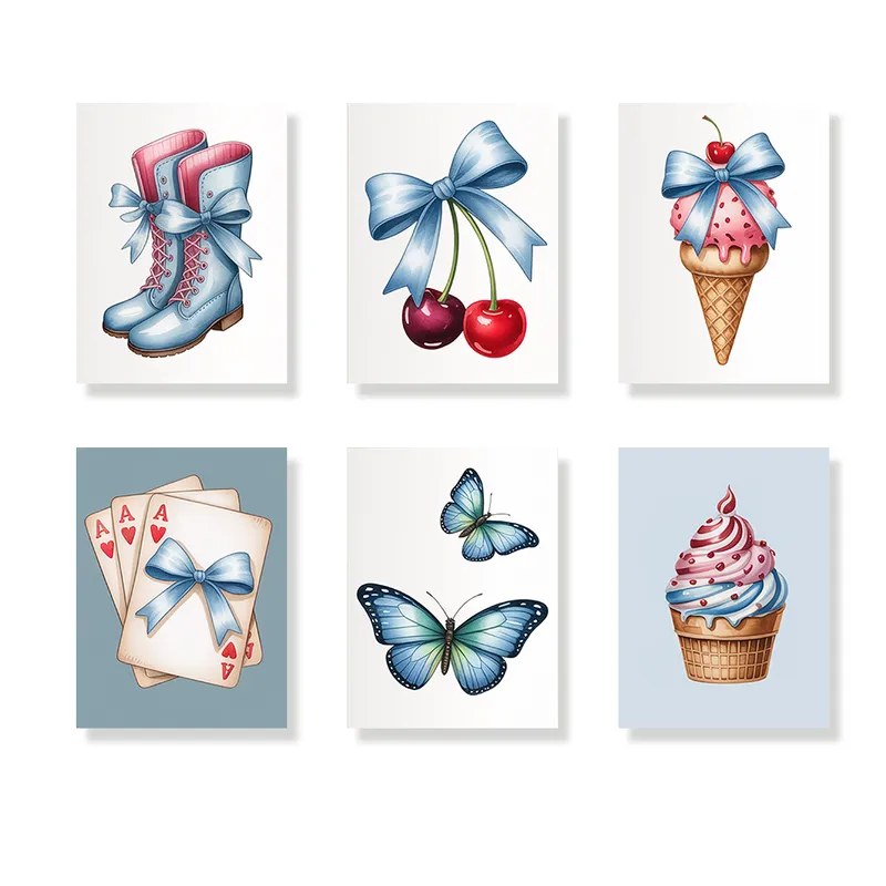 Pintar por números – 6 mini pinturas | Conjunto de Acentos de Azure Garantía Incluida