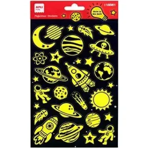Blister Pegatinas Luminiscentes Apli Espacio 1 Hj Solo Por Tiempo Limitado