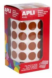 Rollo Gomets Apli Redondos 15 mm Marron Mejor Precio