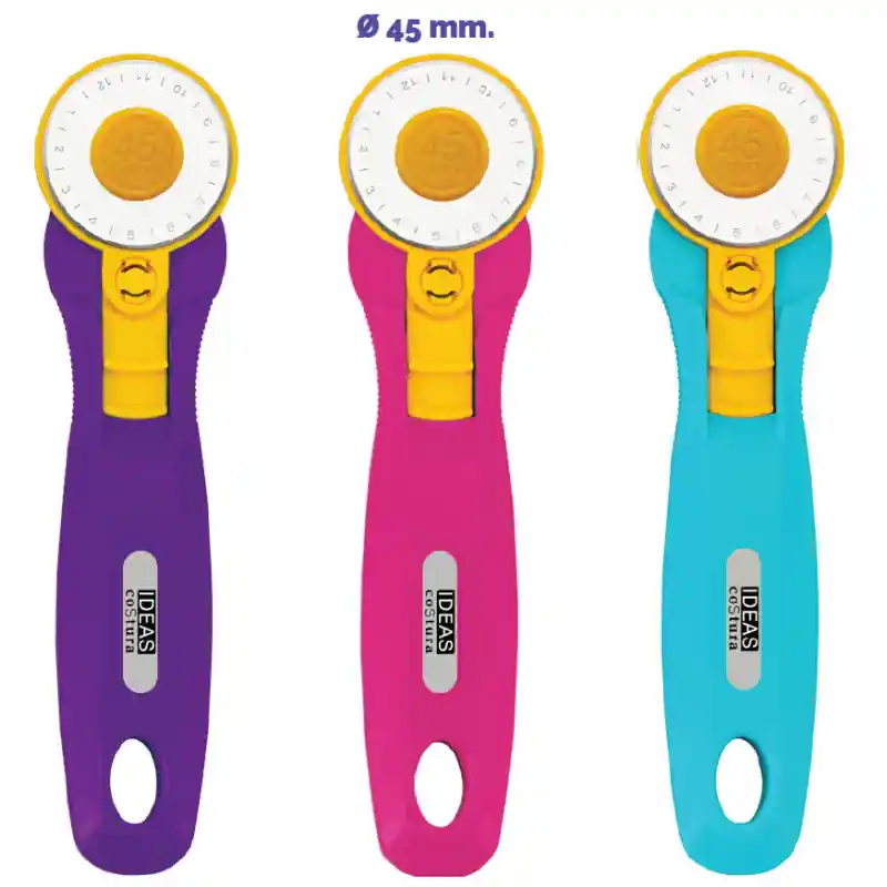 Cúter Rotatorio IDEAS Premium - 45 mm para Patchwork y Costura - Violeta Mejor Precio
