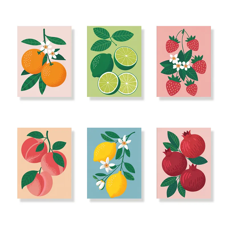 Pintar por números – 6 mini pinturas | Conjunto de Cuento Tutti Frutti Oferta Flash