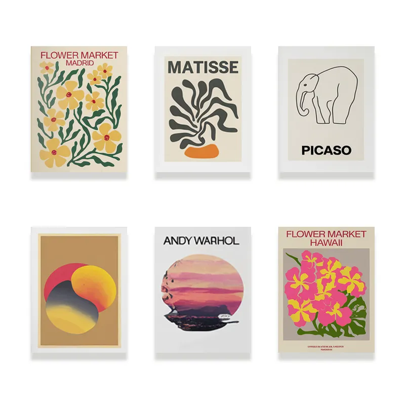 Pedido Al Por Mayor Pintar por números – 6 mini pinturas | Conjunto de edición artística