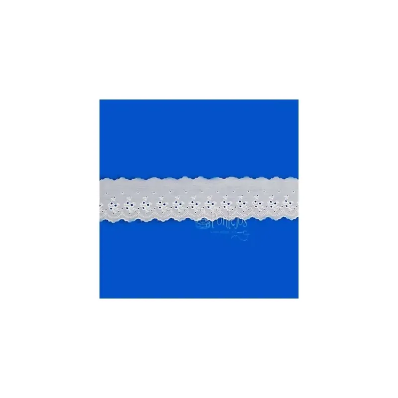 Tira bordada 039 - Blanco Oferta