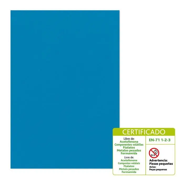 Lamina Goma Eva 5 mm 40X60 Azul Promoción Exclusiva