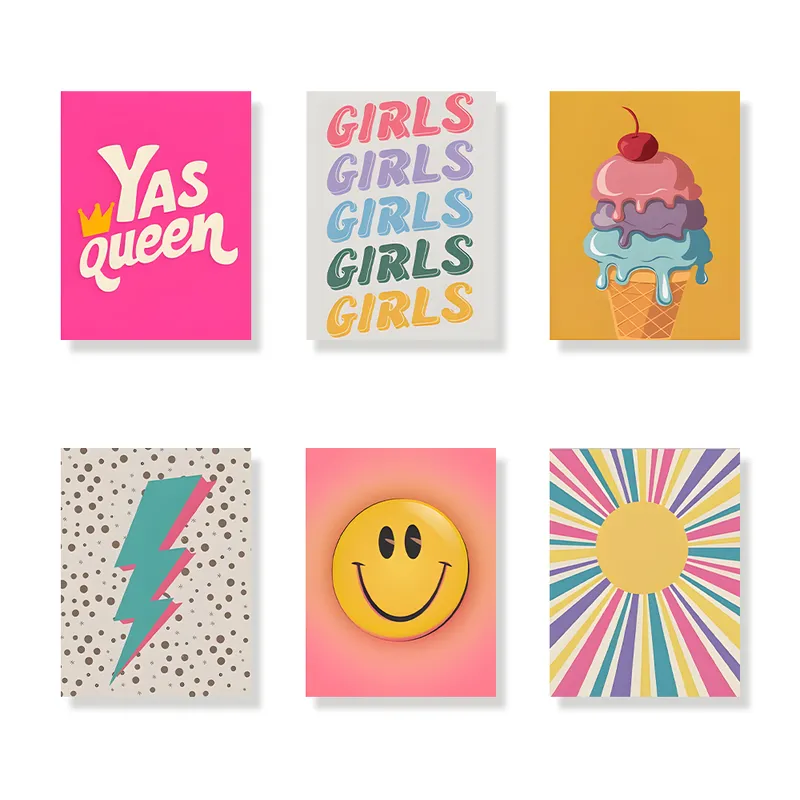 Stock Limitado Pintar por números – 6 mini pinturas | Conjunto de Girlies Edición