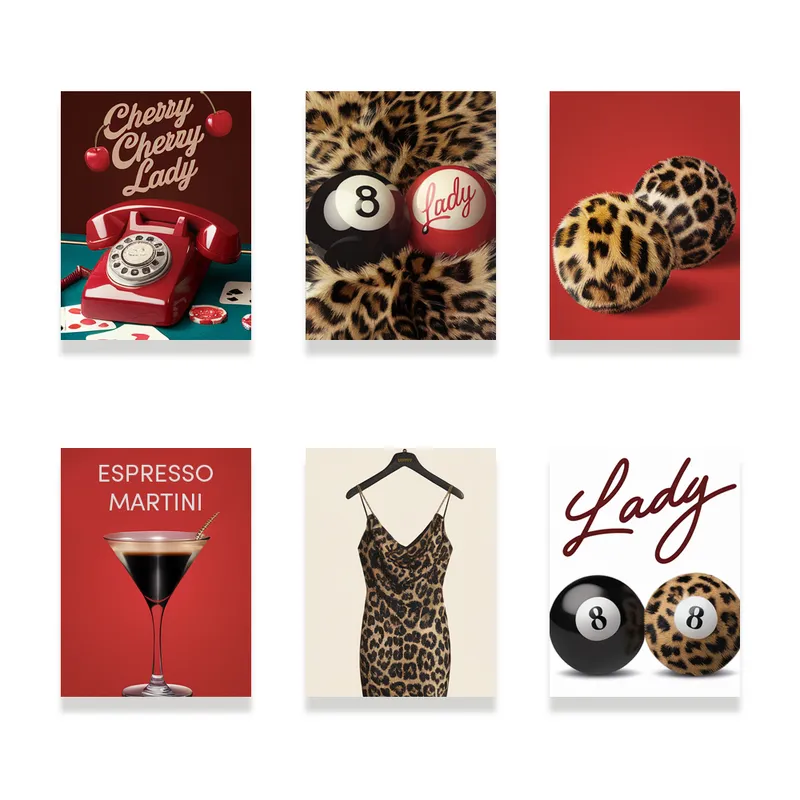 Pintar por números – 6 mini pinturas | Conjunto de Lady Luck Edición Comprar En Línea