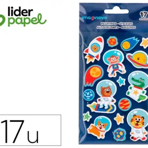 Oferta Limitada Pegatinas Liderpapel Luminosas Astronautas Luminosas 250X145 mm en Blister