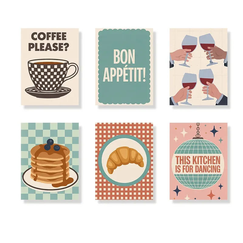 Precio Rebajado Pintar por números – 6 mini pinturas | Galería de Comida Guay