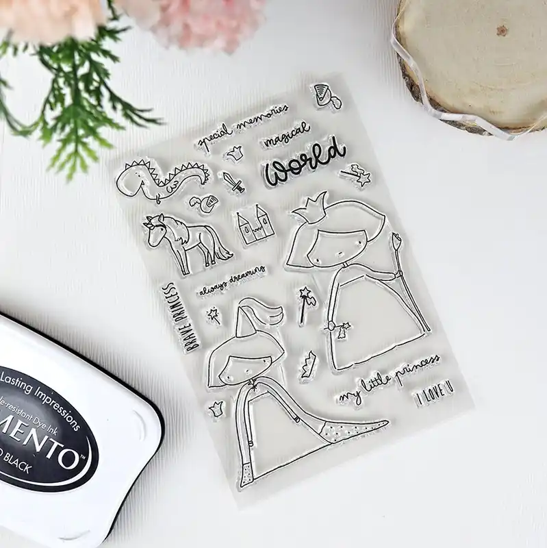 Garantía Incluida Set de sellos Brave princess, de Celia