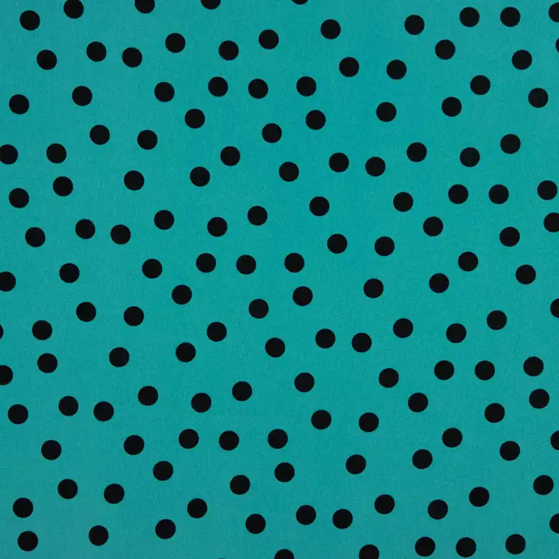 Tendencia Koshibo Lunares 17mm Delavé Aguamarina