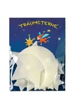 Blister Pegatinas Moses Luna y Estrellas Luminiscentes Novedad