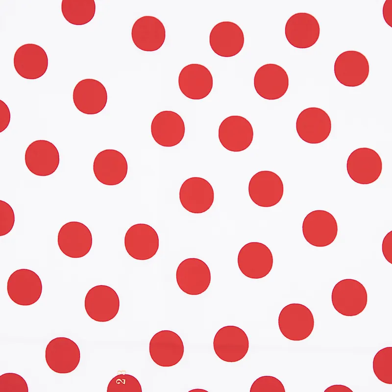 Promoción Exclusiva Koshibo Lunares 33mm Blanco-Rojo