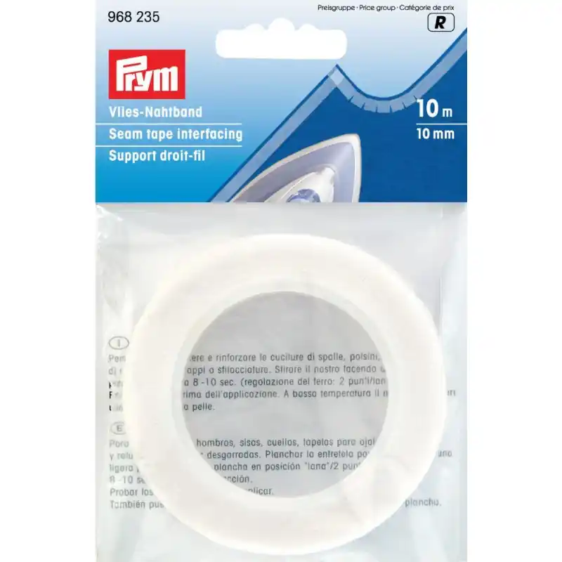 Entretela para Costuras 10mm Prym: Termoadhesiva Exclusivo