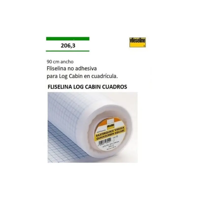 Garantía Incluida Entretela Rasterquick vlieseline cuadrícula 90cm