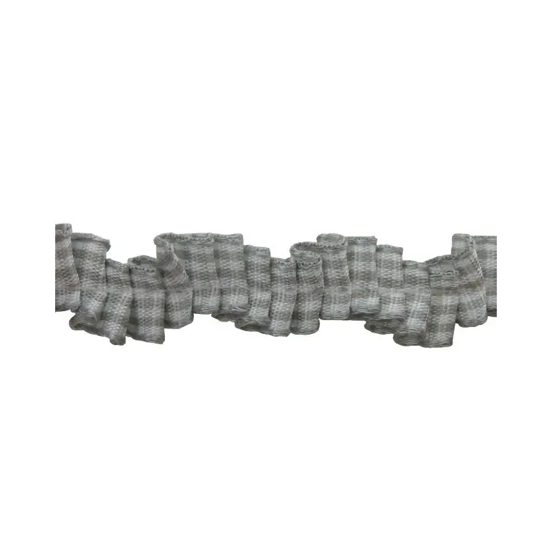 Garantía Incluida Plisado zig-zag vichi gris 1 cm