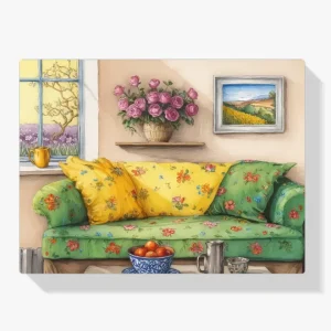 Pintar por Números – Acogedor salón floral Barato