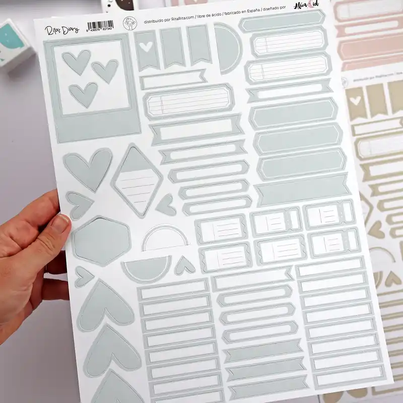 Hoja de troquelados Menta. Especial documenta Favorito De Clientes