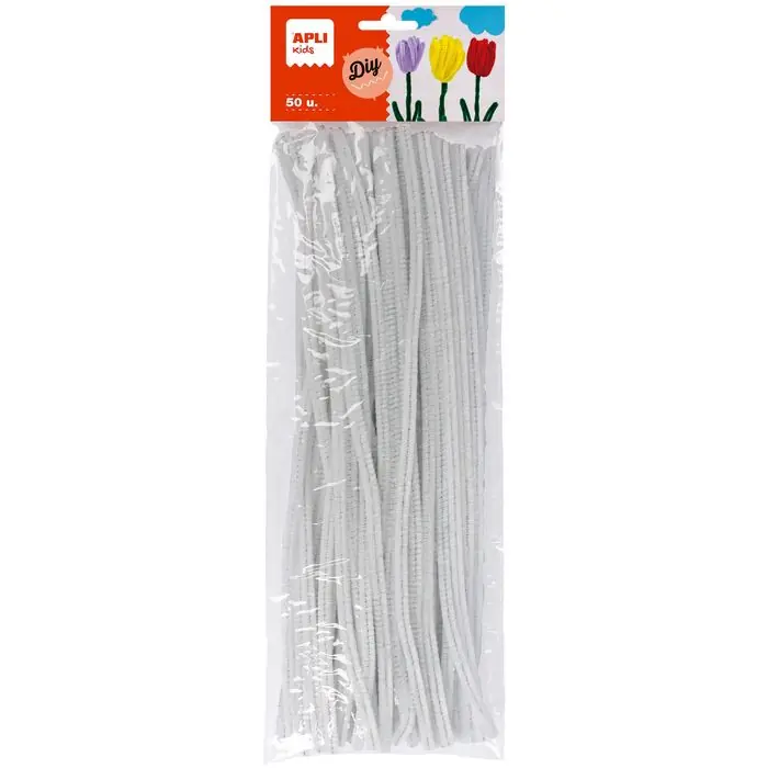 Tendencia Limpiapipas Varilla Apli Blanco 30 cm Bolsa de 50 ud