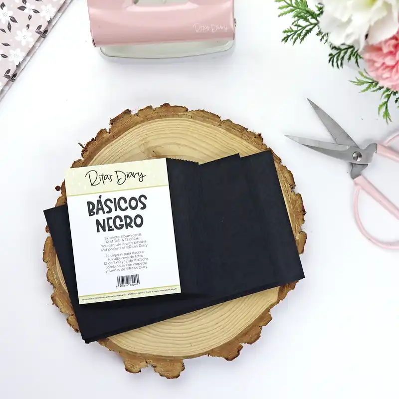 Set de tarjetas básicas Negro Envío Internacional