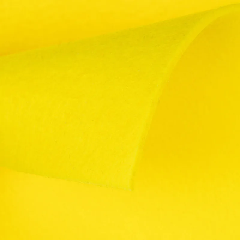 Stock Limitado Fieltro Liso Amarillo 3mm - 500gr
