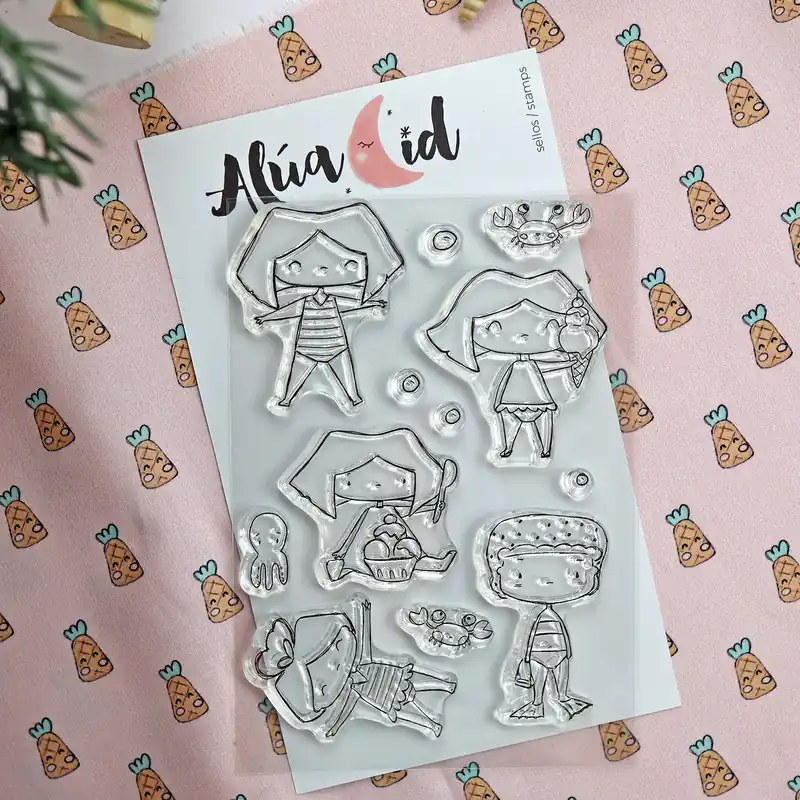 Auténtico Set de sellos Maravillas Verano