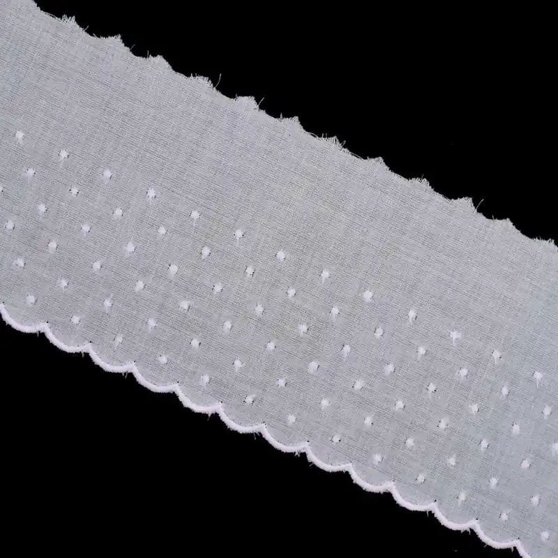 Súper Precio Tira bordada 090 - BLANCO