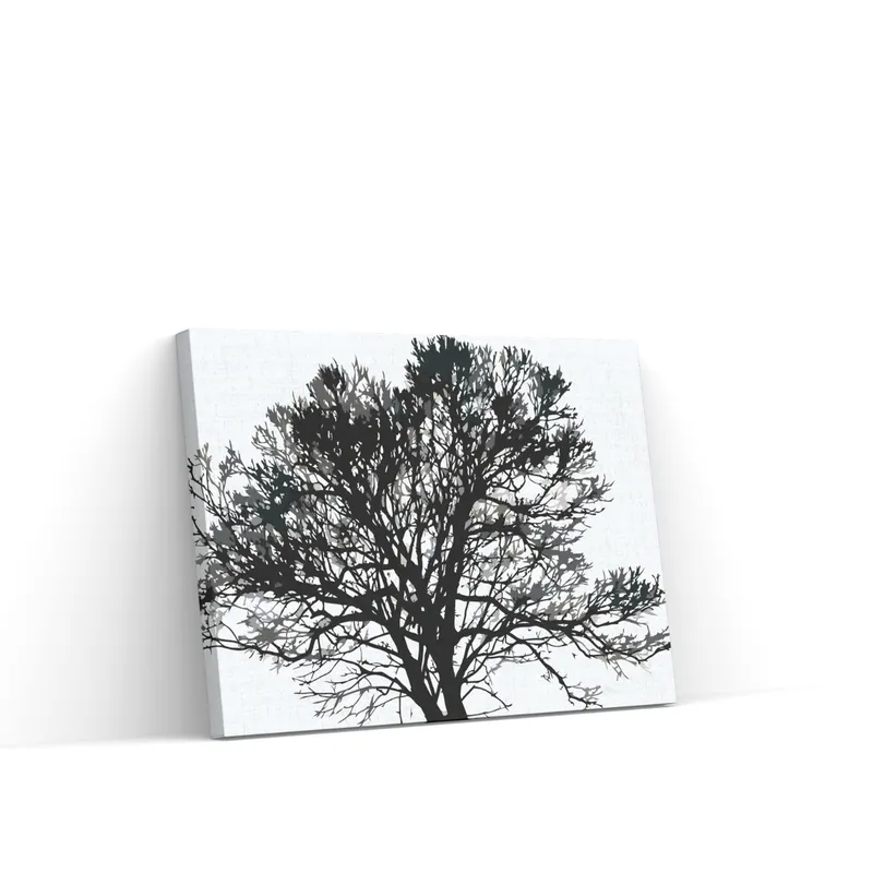 Pintar por Números – Árbol en blanco y negro Tendencia