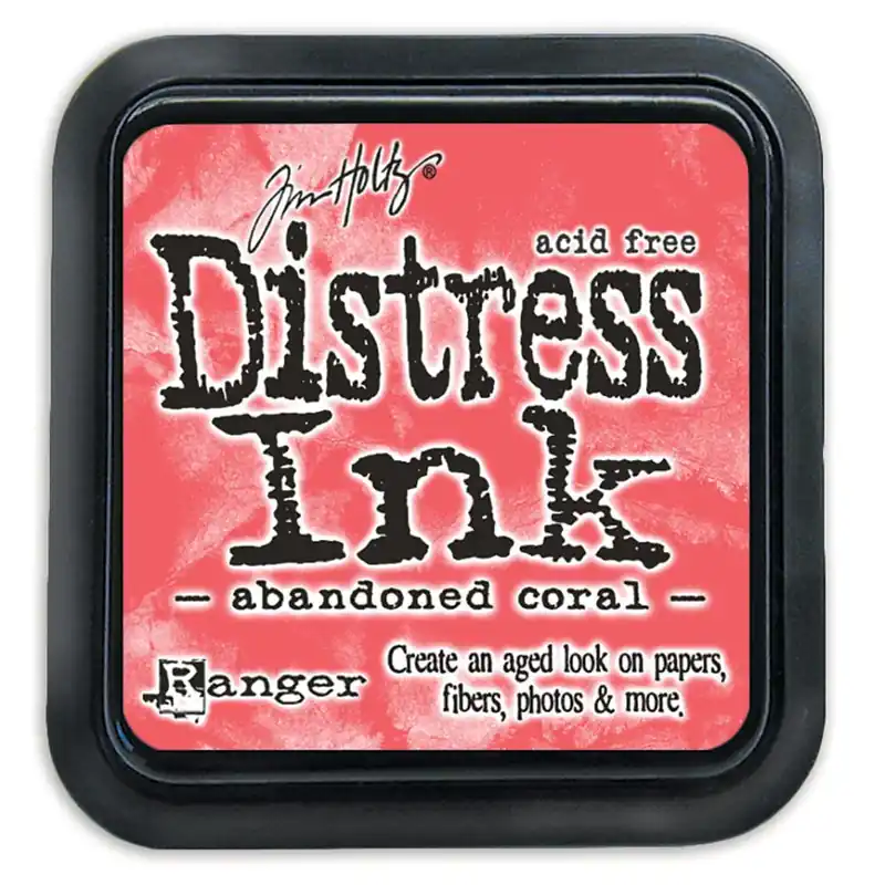 Entrega Rápida Tinta Distress Abandoned Coral, de Tim Holtz