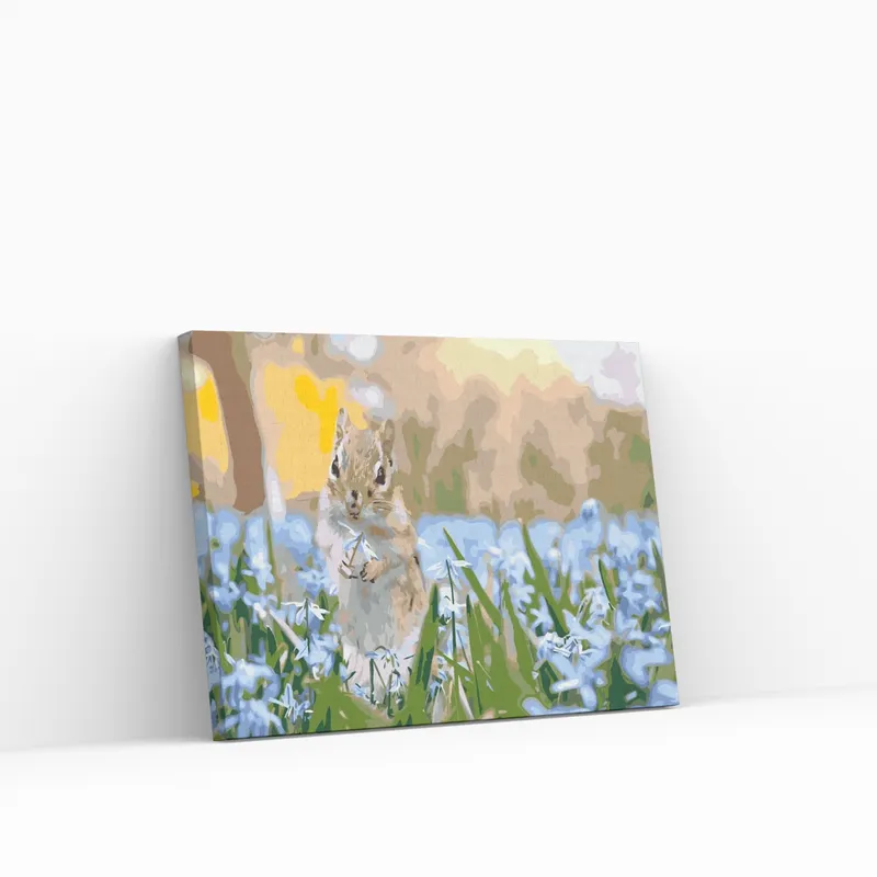 Pintar por Números – Ardilla en el jardín Solo Por Tiempo Limitado