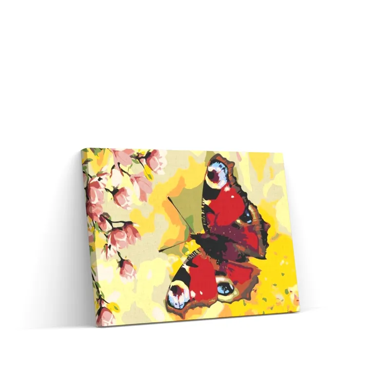 Pintar por Números – Babočka ojo de pavo real Envío Inmediato