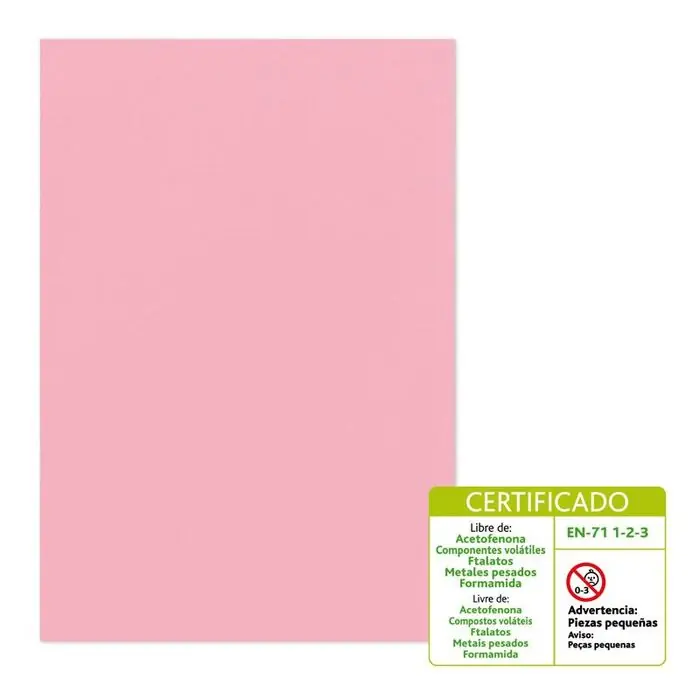 Promoción Exclusiva Lamina Goma Eva 2Mm 40X60 Rosa