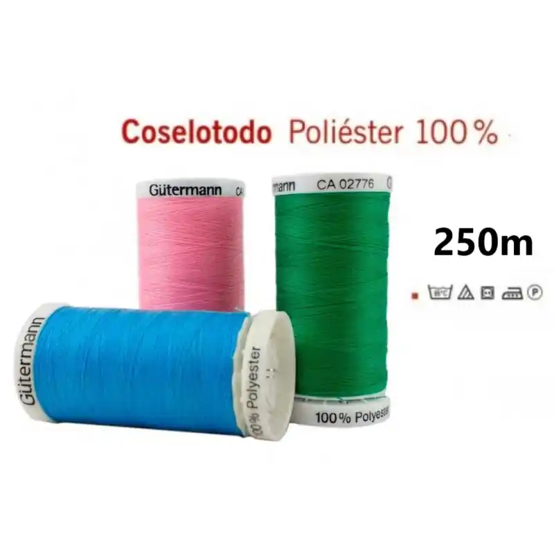 Hilo Gütermann Coselotodo 250m - 000 Negro Devolución Gratuita