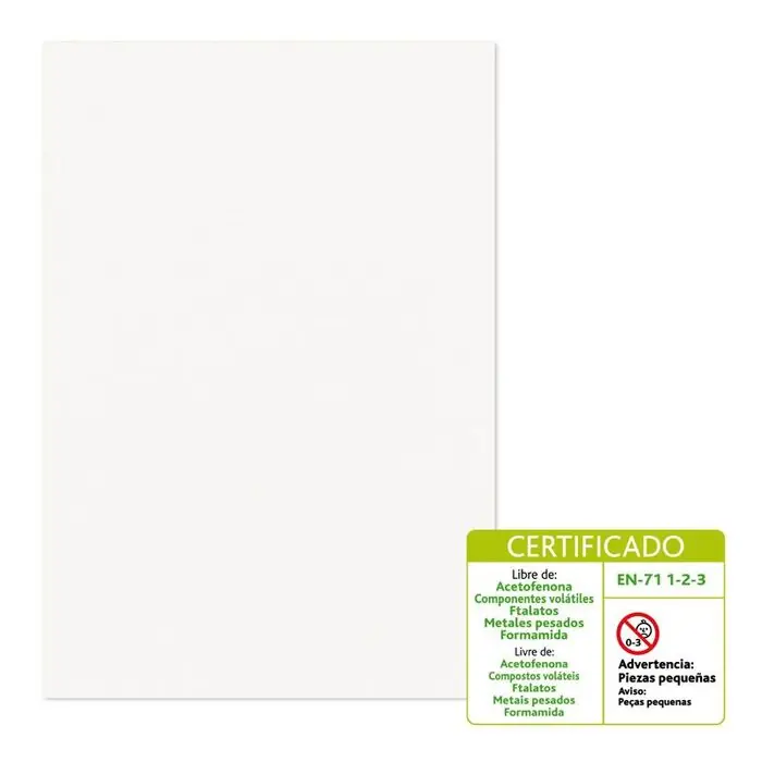 Moderno Lamina Goma Eva 2Mm 40X60 Blanca