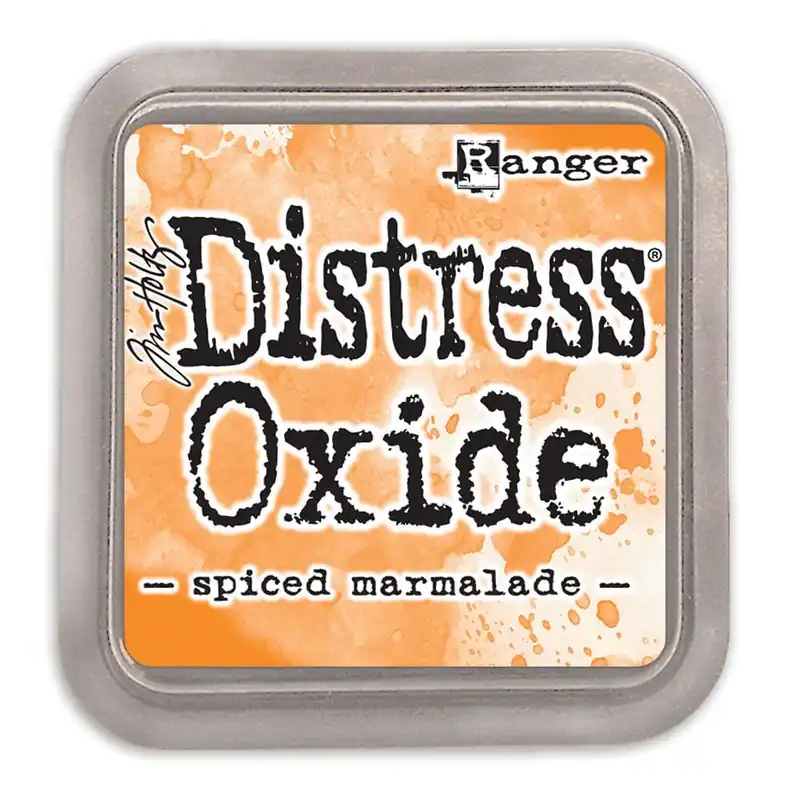 Tinta Distress Oxide Spiced Marmalade, de Tim Holtz Hecho A Mano