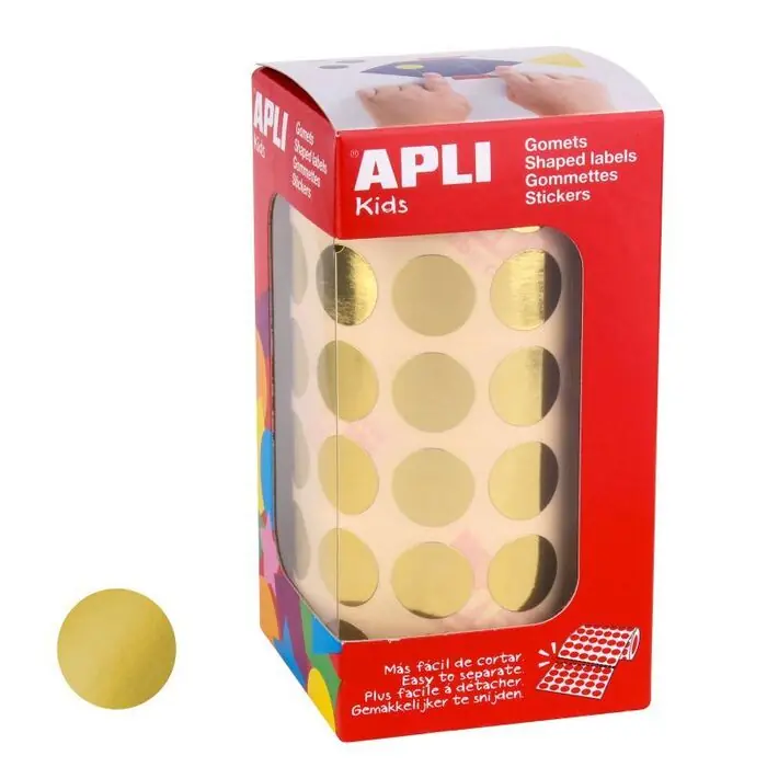 Rollo Gomets Apli Redondo Oro 20 mm Oferta Limitada