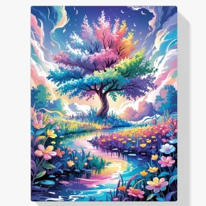 Entrega Rápida Pintar por Números – Bosque mágico de ensueño