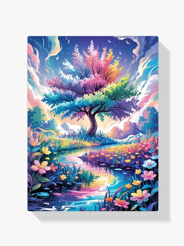 Entrega Rápida Pintar por Números – Bosque mágico de ensueño