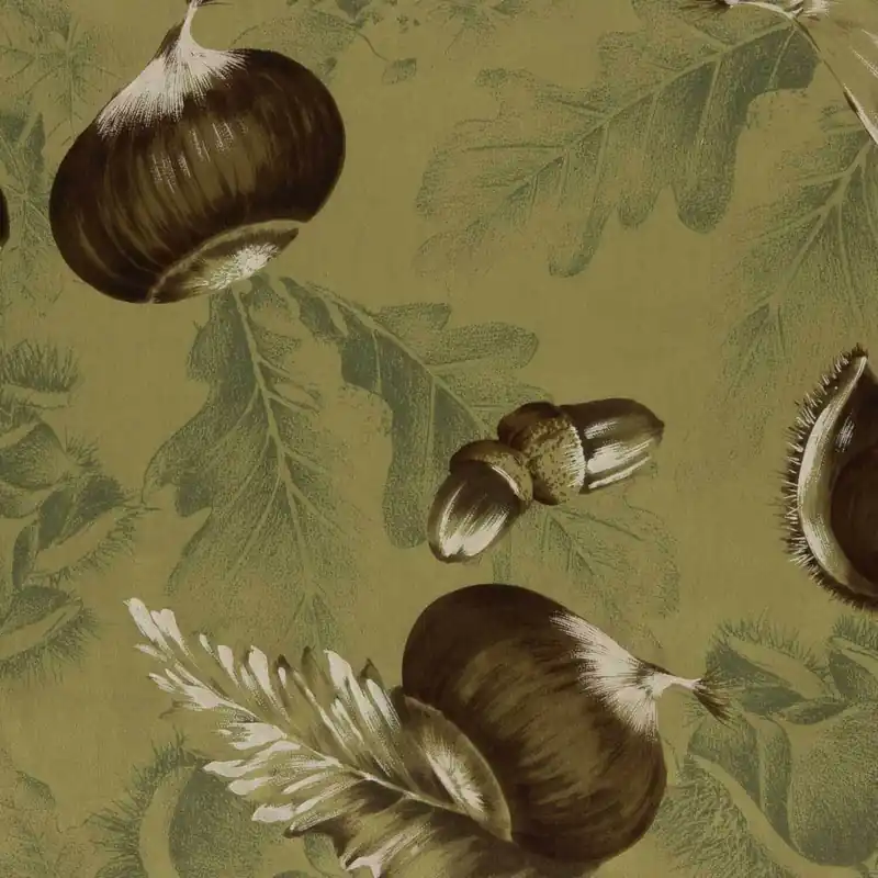 Crepé de Seda Natural Bosque de Castañas Gran Oferta