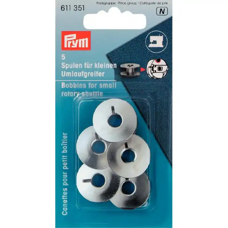 Solo Por Tiempo Limitado Canillas Metálicas para Máquina de Coser 21.2mm / 9.2mm Prym