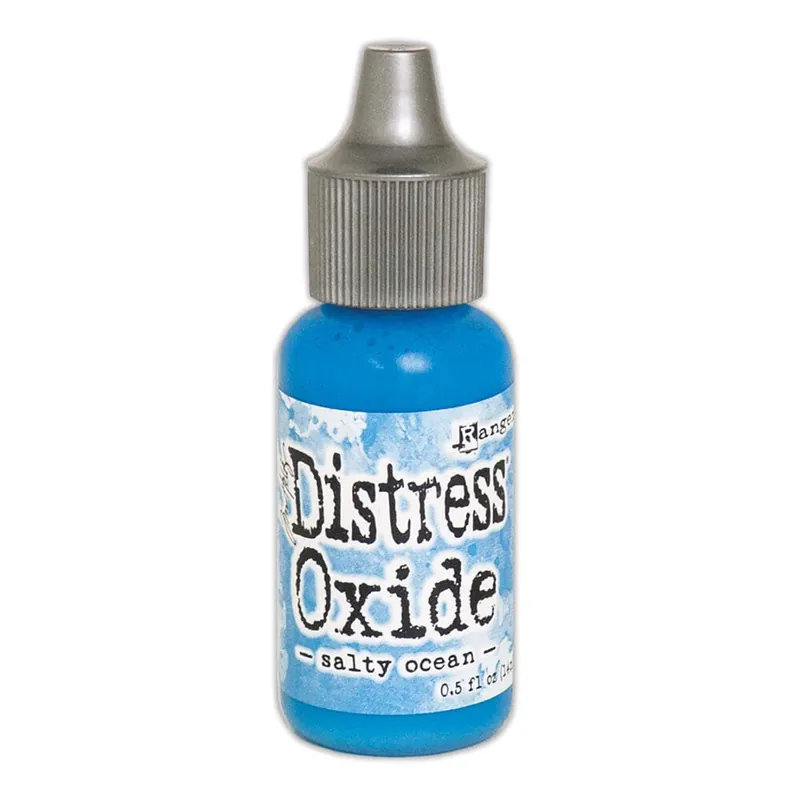 Recambio Tinta Distress Oxide Salty Ocean, de Tim Holtz Certificado