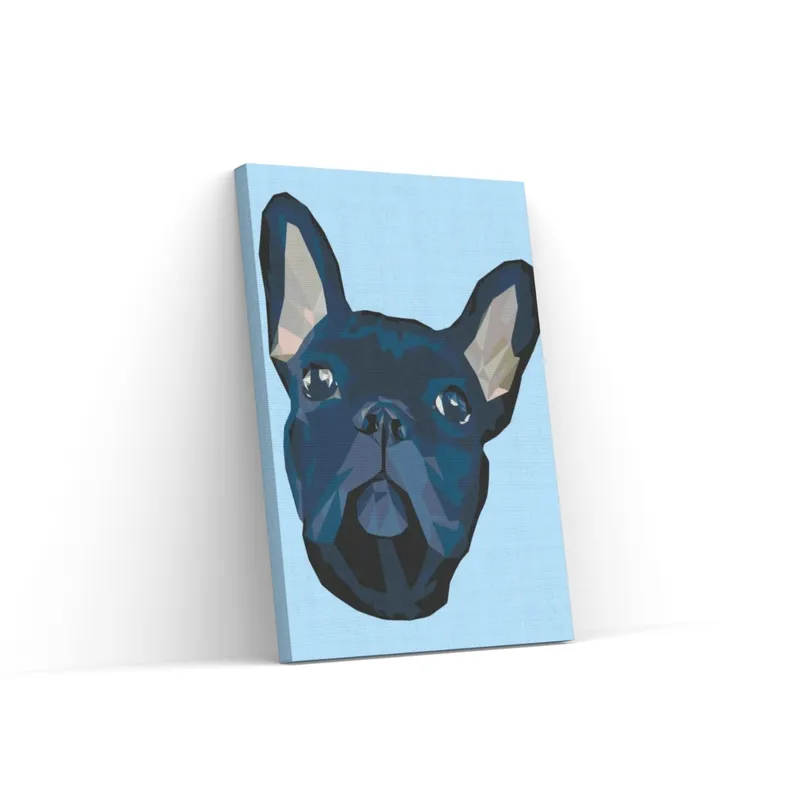 Pintar por Números – Bulldog francés 4 Auténtico