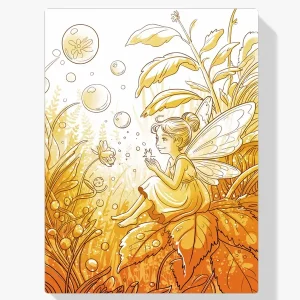 Pintar por Números – Burbujas de hadas Lujoso