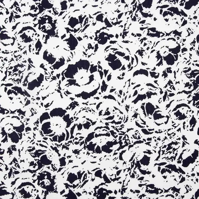 Lino Poliéster Noir Bloom Original