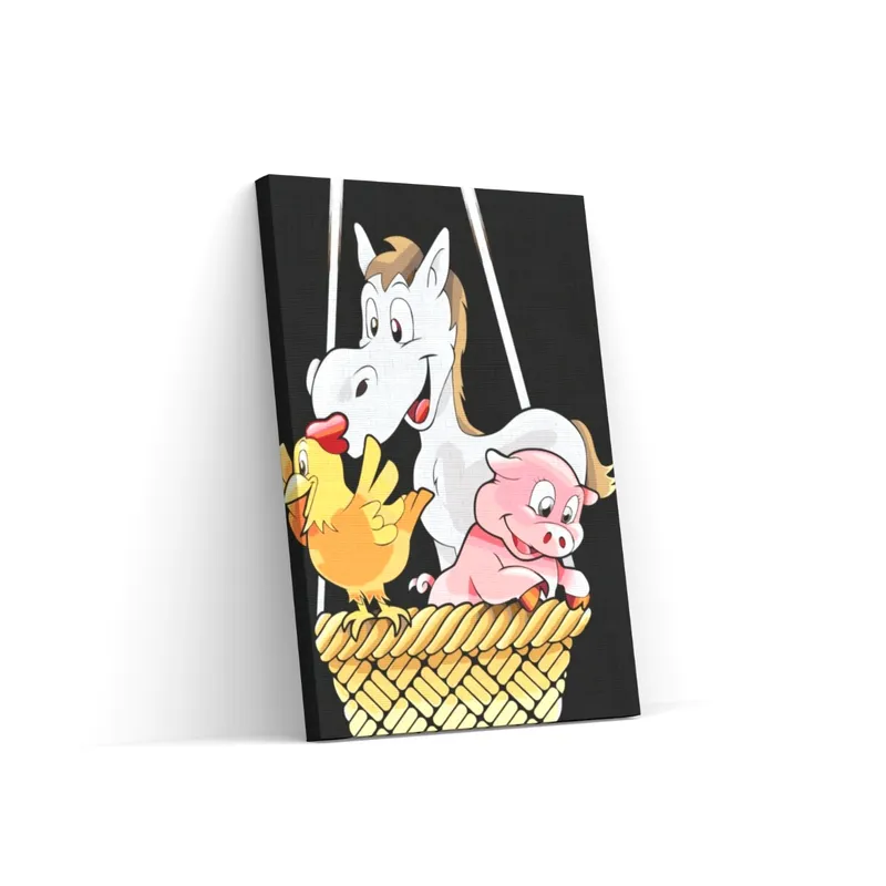 Pintar por Números – Caballo, cerdo y pollo Precio Económico