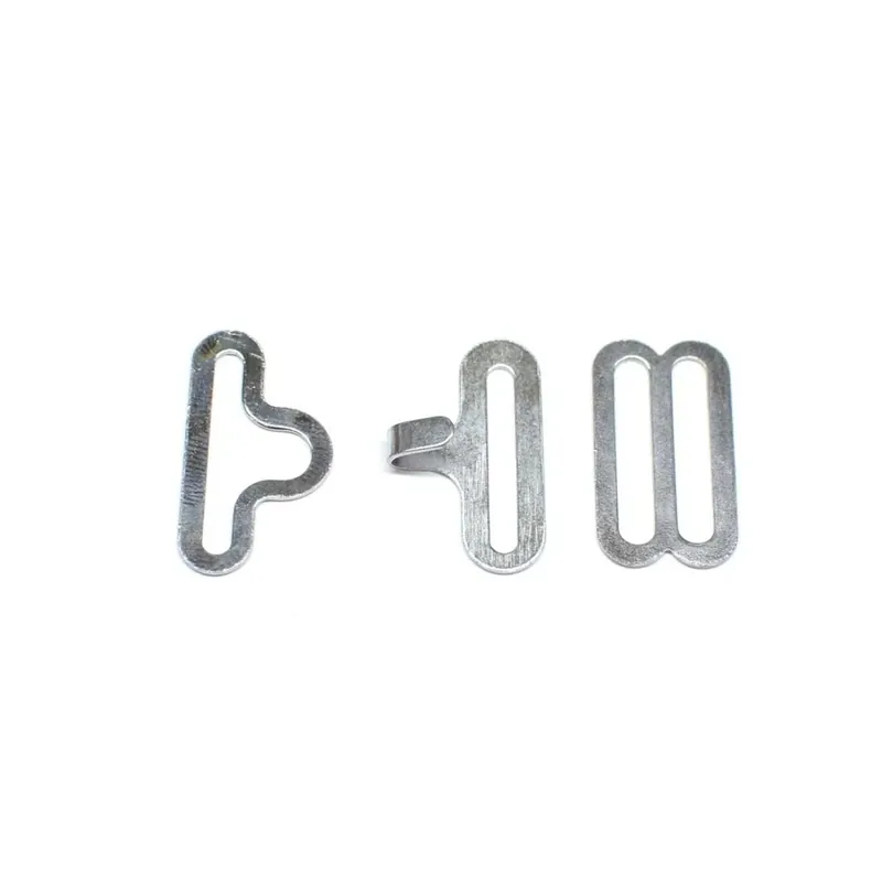 Corbatín pajarita rectangular - blíster 3 unidades - Níquel Moderno