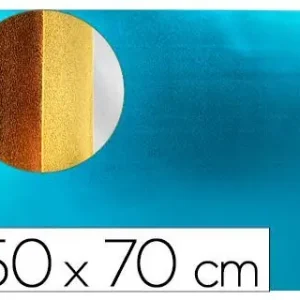 Goma Eva 50X70 2 mm Metalizada Azul Claro Más Vendido
